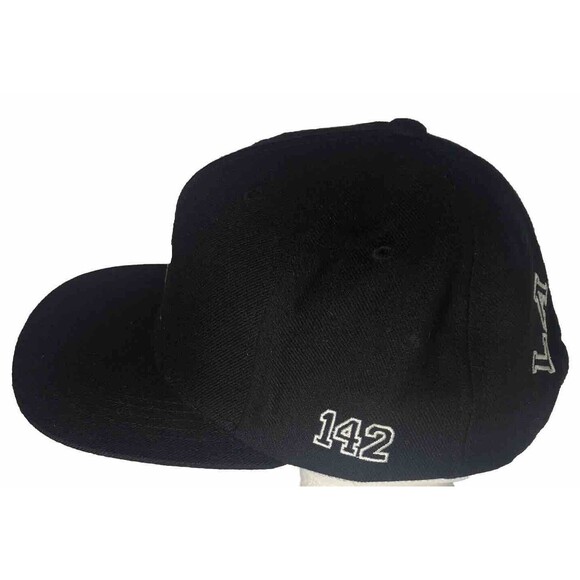 Grizzly Griptape Hat Cap Snap Back—Black w- White OG Bear -LA BREA 142 Cap - Picture 6 of 8